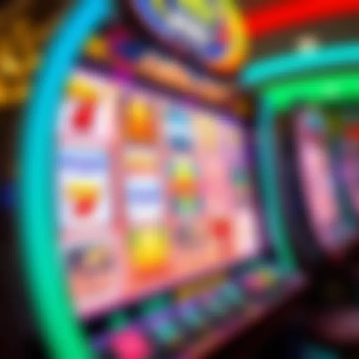 Colourful Australian online pokie game interface with reels and symbols on screen