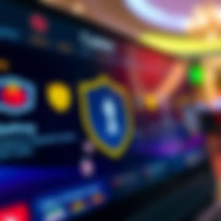 Trusted Online Casinos in Australia with Safety Features Secure online casino platform interface displaying safety and fairness certification icons