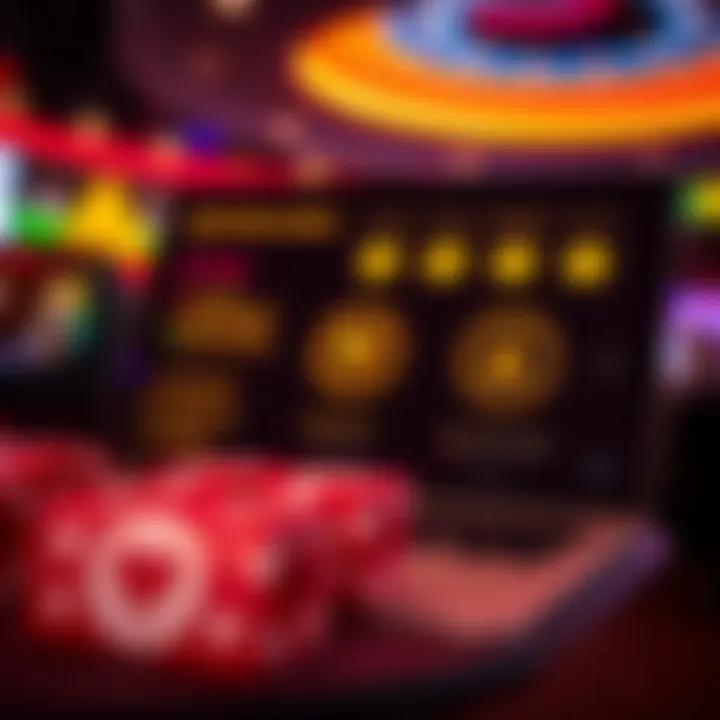 Trusted Online Casino Platform for Australian Players Illustration of a secure online casino platform featuring trust badges and user ratings