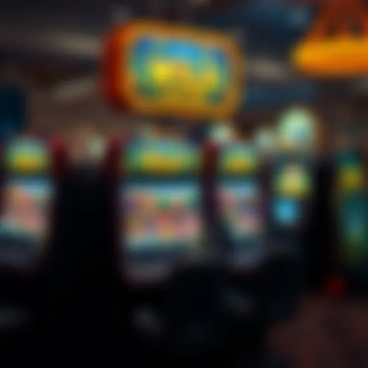 Casino environment featuring multiple digital slot machines displaying Wild Fortune games