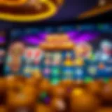 A vibrant casino interface showcasing a variety of slot and table games available at Wild Fortune Casino