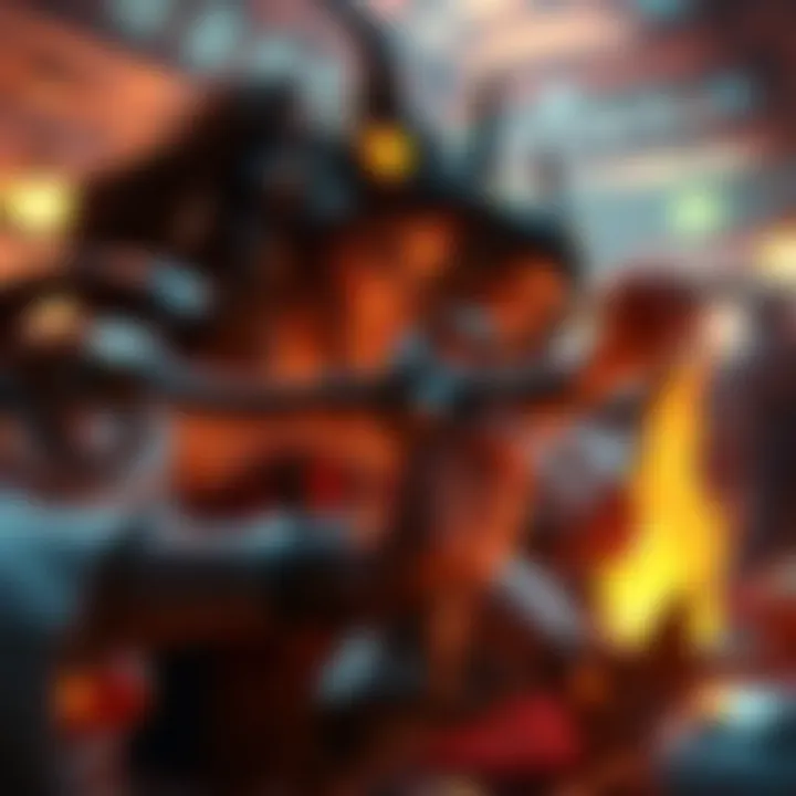 Wild Rift champions engaging in a laning phase focusing on countering an aggressive marksman