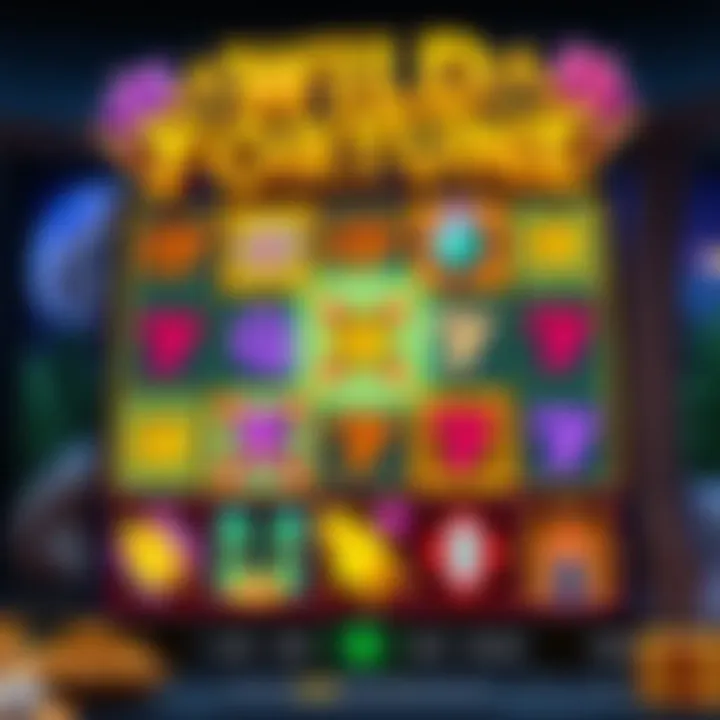 Wild Fortune slot game interface displaying vibrant reels and thematic symbols