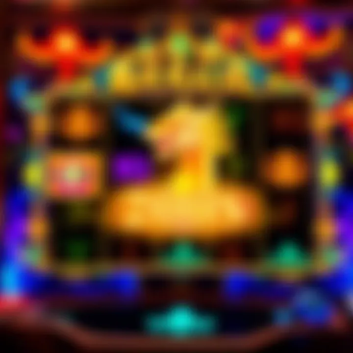 Bonus round screen with glowing icons and expanding wilds in Fortune Dragon Queen Exotic Wilds slot