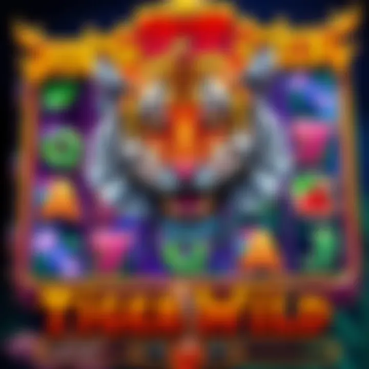 Fortune Tiger Wild Slot Game Theme Colorful slot game interface featuring a fierce tiger and vibrant jungle symbols