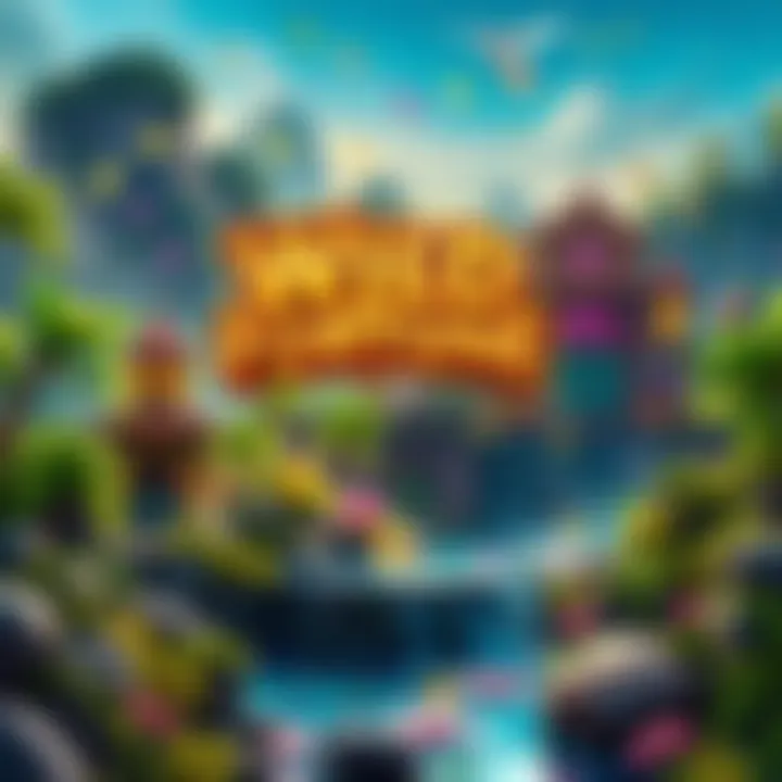 Wild Fortune Saga Gameplay Overview Gameplay scene in Wild Fortune Saga featuring a vibrant fantasy landscape with interactive elements