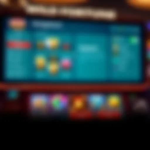 Navigating Your Wild Fortune Casino Dashboard User dashboard showing navigation options for games, account settings, and support features in Wild Fortune Casino