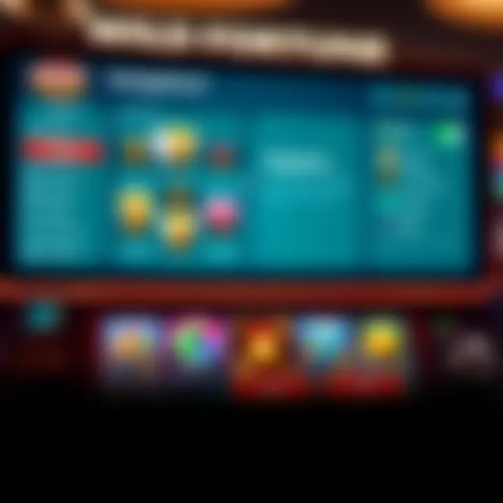 Navigating Your Wild Fortune Casino Dashboard User dashboard showing navigation options for games, account settings, and support features in Wild Fortune Casino