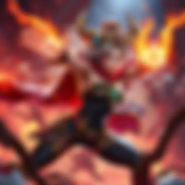 Miss Fortune casting her powerful AP abilities in a dynamic Wild Rift battle