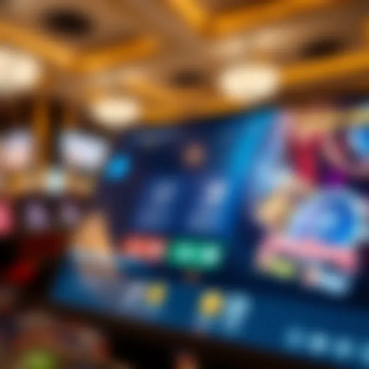 Legal and Trustworthy Australian Online Casino Platforms Digital interface displaying Australian online casino platform with game options and secure payment icons