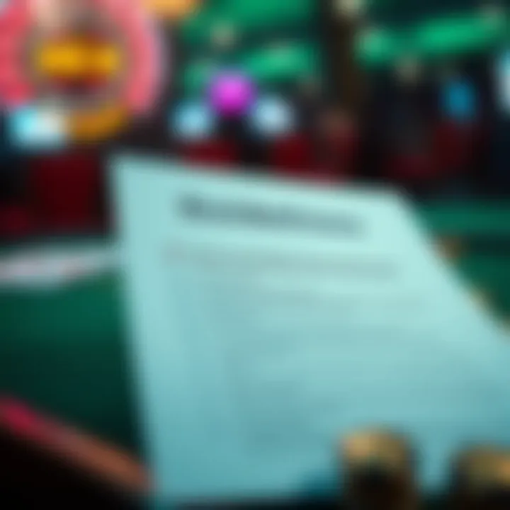Checklist highlighting key points for identifying trustworthy and secure online gaming websites