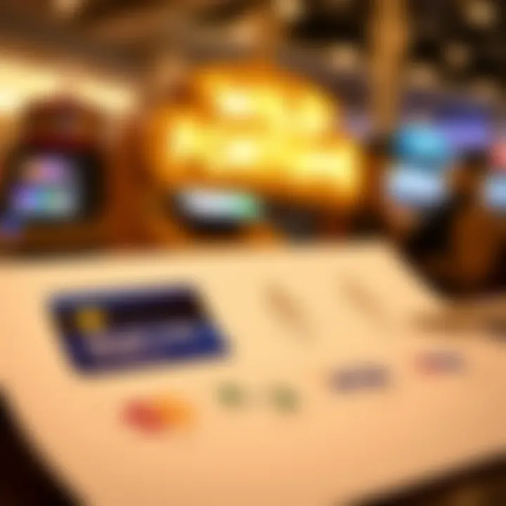 Illustration of various payment methods including credit card and digital wallet icons