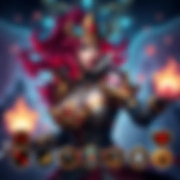 Optimal Build and Abilities for Miss Fortune in Wild Rift Strategic build path and ability icons highlighting Miss Fortune's optimal gameplay setup in Wild Rift