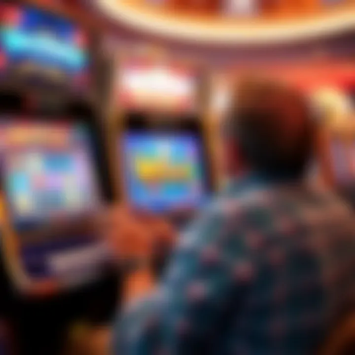 User engaging with an Australian online casino platform showcasing Wild Fortune slot game interface