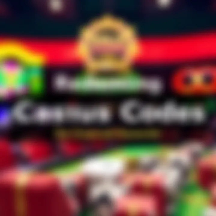 Graphic illustrating the redemption process of casino bonus codes for enhanced gaming rewards