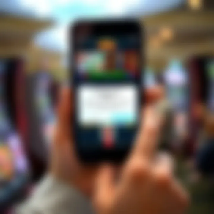 Withdrawal Delays and Verification Issues on Wild Fortune Casino Hand holding a smartphone displaying casino game results with withdrawal notification