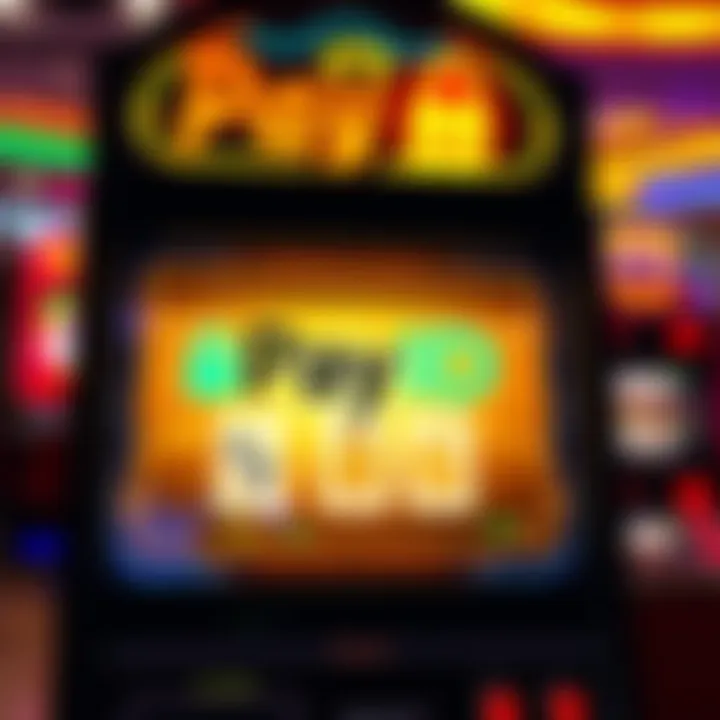 Online pokies game screen with highlighted PayID logo and secure transaction symbols