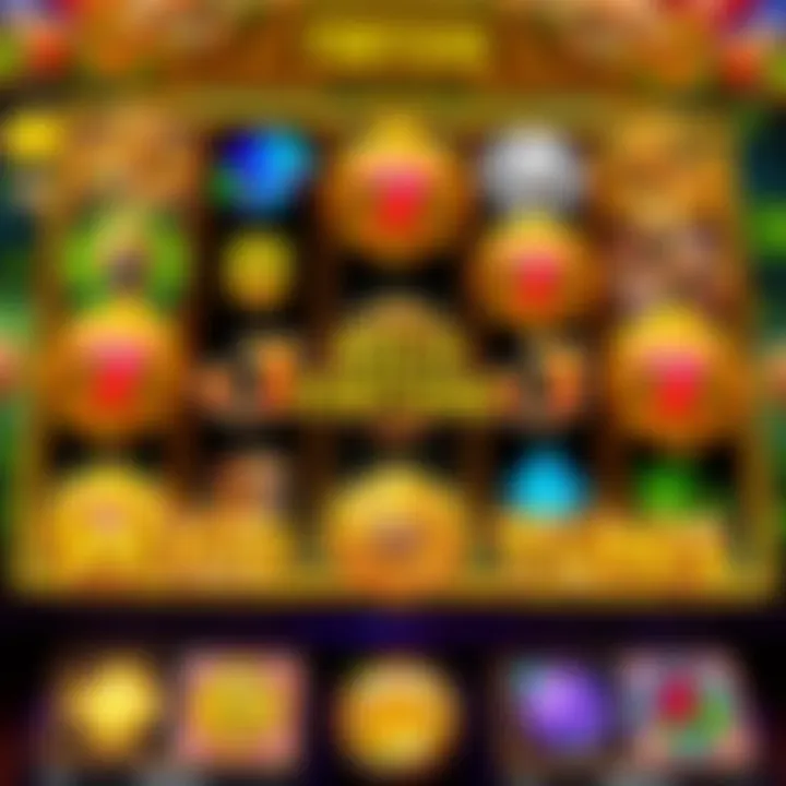 Colorful Wild Fortune online slot game interface showing reels with various symbols and a bonus feature indicator