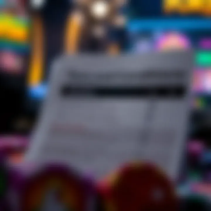 Checklist highlighting terms and conditions for no deposit free spin promotions