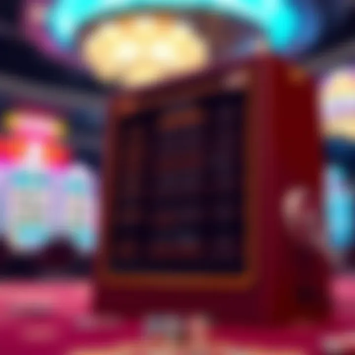 Visual representation of wagering requirements and payout rules for casino bonuses