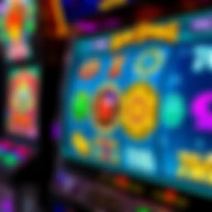 Mystical Symbols on Wheel of Fortune Wild Unknown Reels Colorful slot machine reels displaying mystical symbols in Wheel of Fortune Wild Unknown game