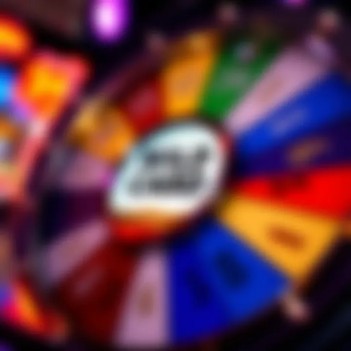 Wheel of Fortune game board highlighting the wild card space