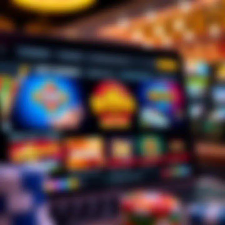 Online casino interface showing diverse game options and bonus offers