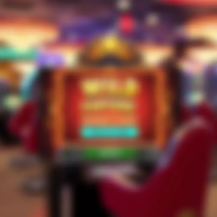 Illustration of a digital gaming interface highlighting where to enter a bonus code