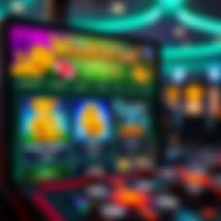 Digital casino interface showing available bonus codes and promotions