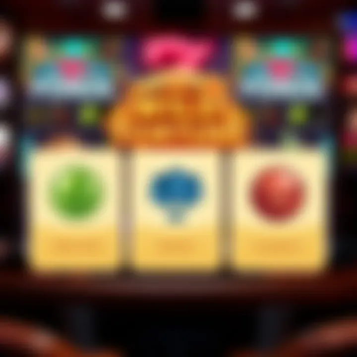 Visual representation of different types of bonuses available on the Wild Fortune platform with icons for free spins, deposit bonuses, and cashback