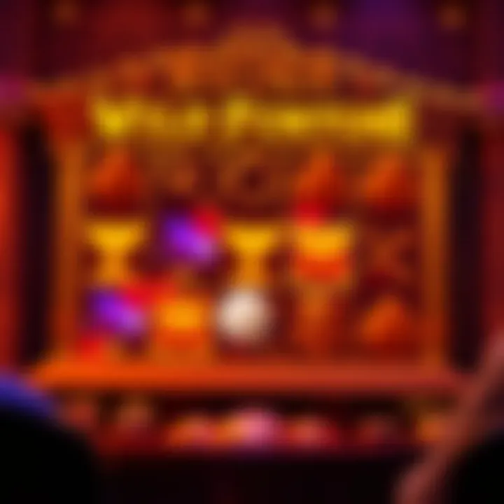 Screenshot of bonus round featuring mystical Egyptian artifacts and glowing effects