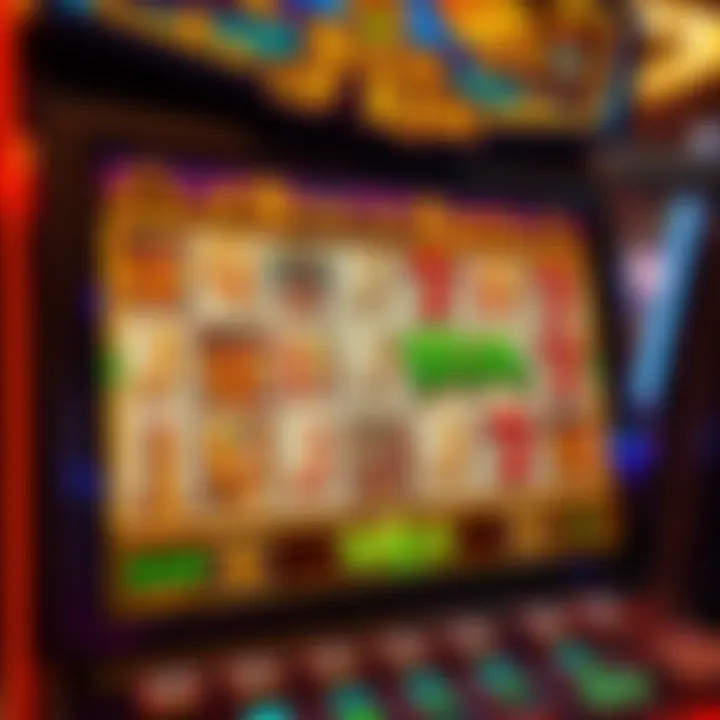 Ancient Egyptian-themed slot machine interface with symbols like scarabs and hieroglyphs