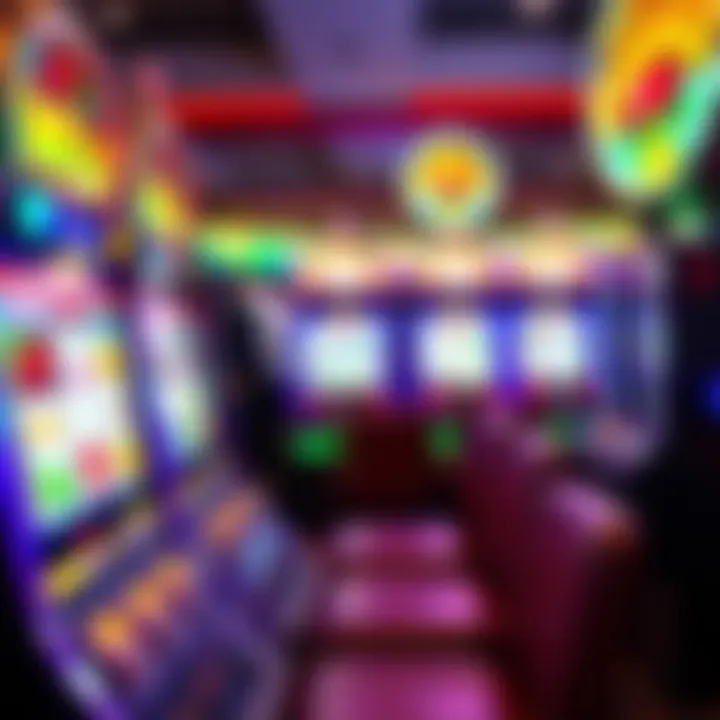 Bright casino slot machine with colorful reels at Wild Fortune