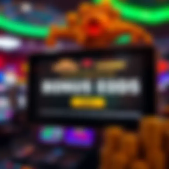 Wild Fortune Casino interface showcasing bonus code entry screen