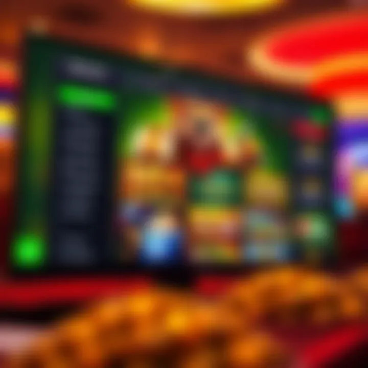 Overview of Bonuses and Payment Methods at Wild Fortune Casino Modern online casino interface with bonus offers and payment options highlighted