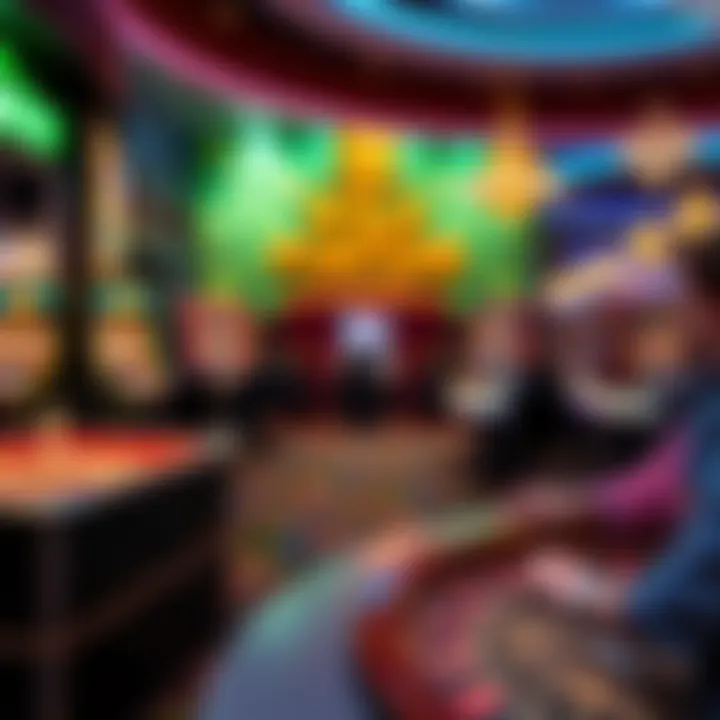 Illustration of a secure online casino environment showcasing bonus terms and conditions