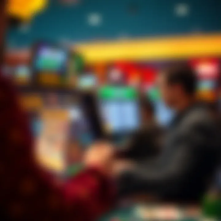 User managing deposit options on a digital casino platform