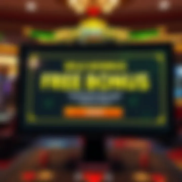 Wild Fortune Casino Free Bonus and Registration Screen User interface displaying Wild Fortune Casino free bonus options and registration prompt