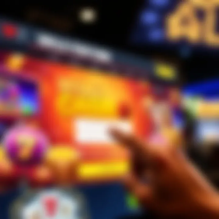 User entering login credentials on Wild Fortune Casino homepage