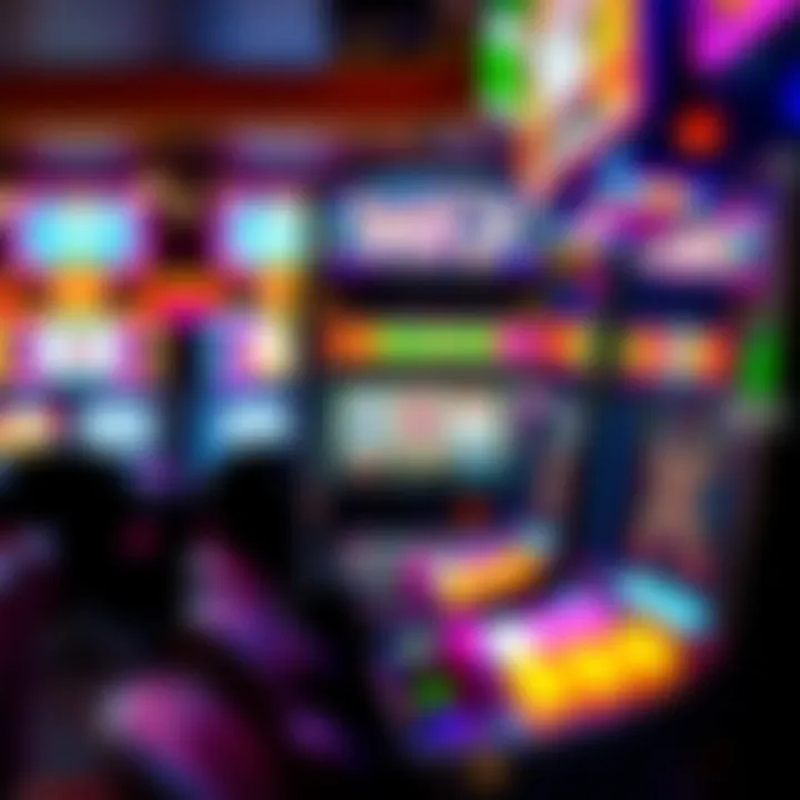 Exciting Slot Machine Experience at Wild Fortune Casino NDB Colorful casino slot machine displaying winning combination under bright lights