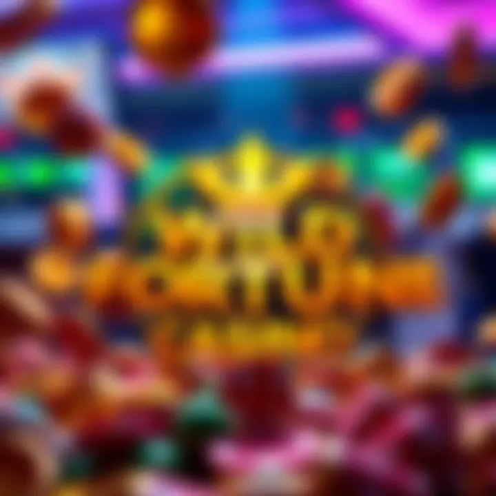 Wild Fortune casino logo with vibrant gaming elements surrounding it