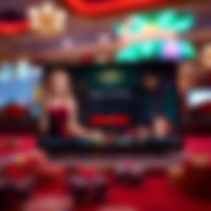 Online casino registration form displayed on a laptop screen