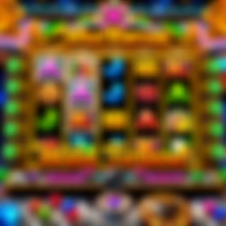 Wild Fortune demo slot game interface showing colorful reels and vibrant symbols