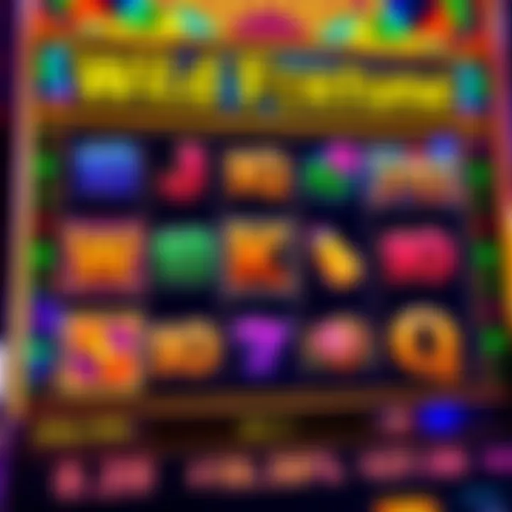 Colorful Wild Fortune slot machine interface showing vibrant symbols and bonus features