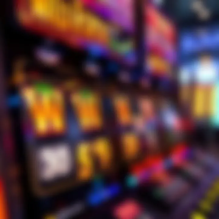 Slot machine reels displaying Wild Fortune symbols during gameplay