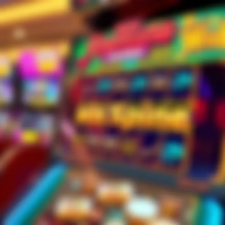 Illustration showing a digital slot machine displaying winning paylines on Wild Fortune casino