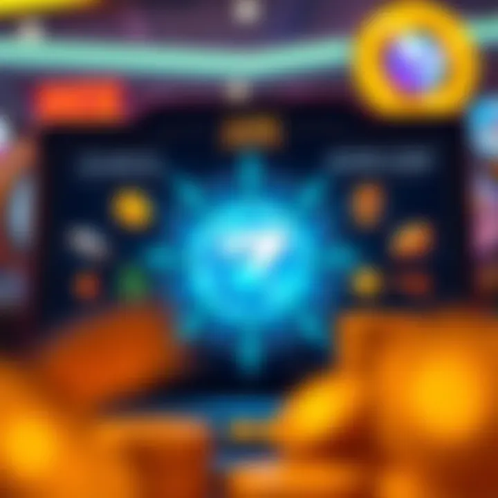 Visual representation of key features and strategic elements that enhance player experience in Wild Fortune io