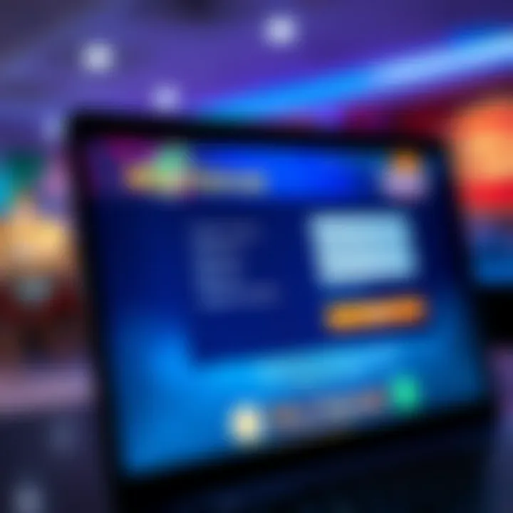 User interface showing account registration form on an online casino platform
