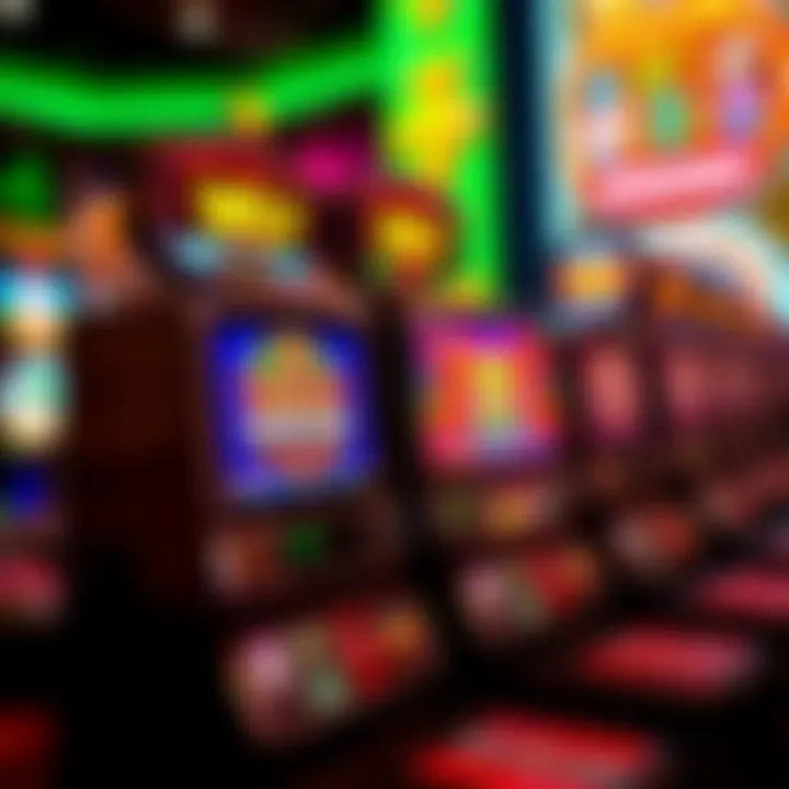 Colorful slot machine symbols representing various Wild Fortune kasino games