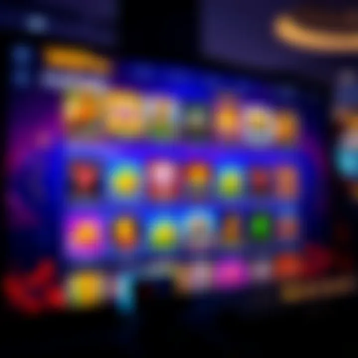 Colorful game selection screen showcasing various slot and table games on Wild Fortune Kasyno platform